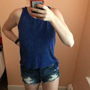 Blue Soft & Sexy American Eagle Tank